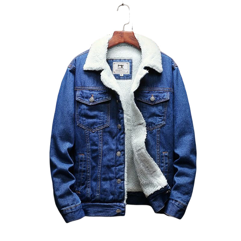 Fleece Jeansjacke