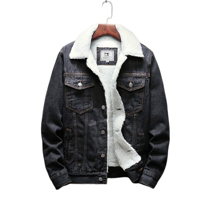 Fleece Jeansjacke